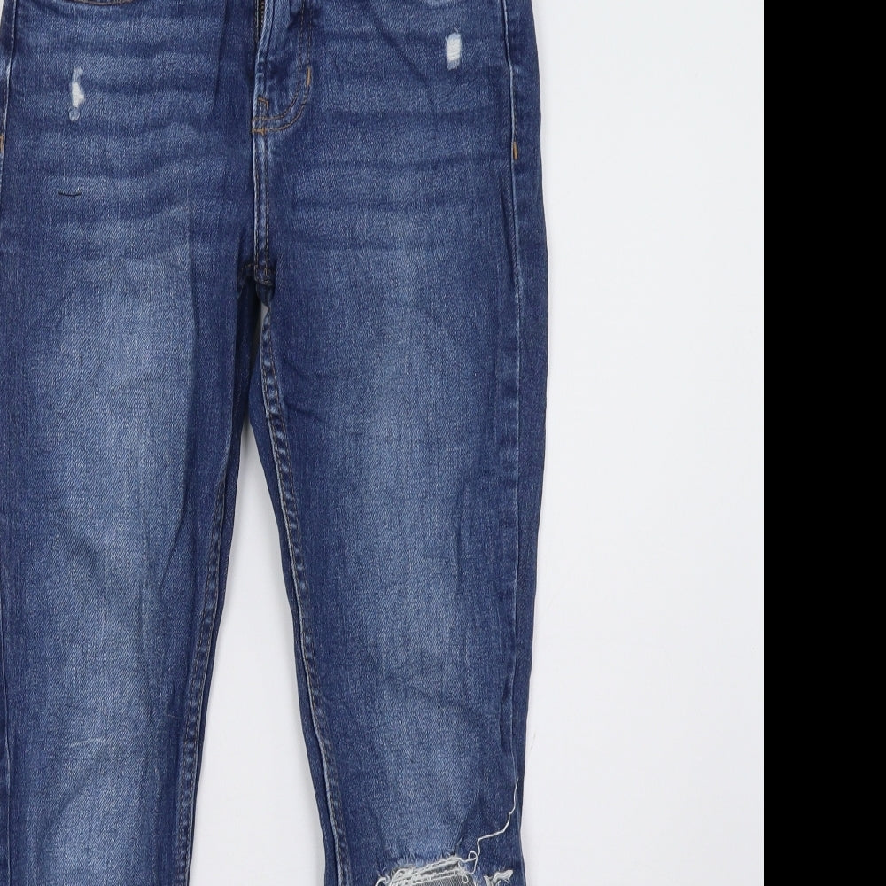 Bershka Womens Blue  Denim Skinny Jeans Size 26 L28 in