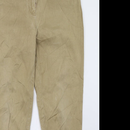 michele boyard Womens Beige   Trousers  Size 12 L33 in