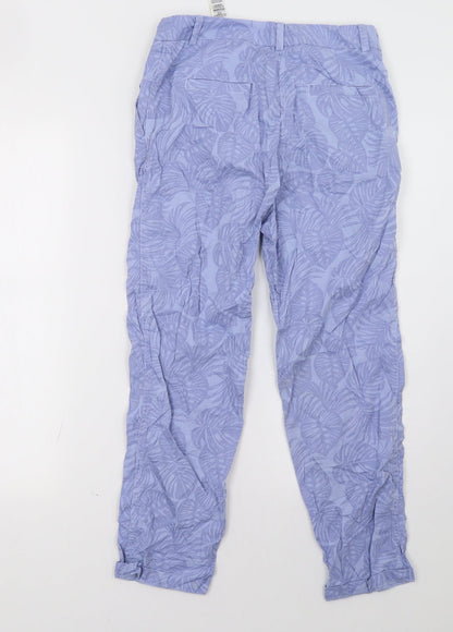 Womens UK Size 8 Marks and Spencer Regular Fit  Purple Trousers