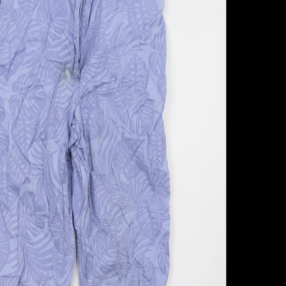 Womens UK Size 8 Marks and Spencer Regular Fit  Purple Trousers
