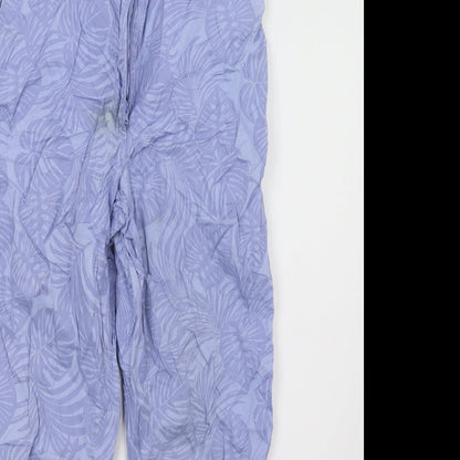 Womens UK Size 8 Marks and Spencer Regular Fit  Purple Trousers