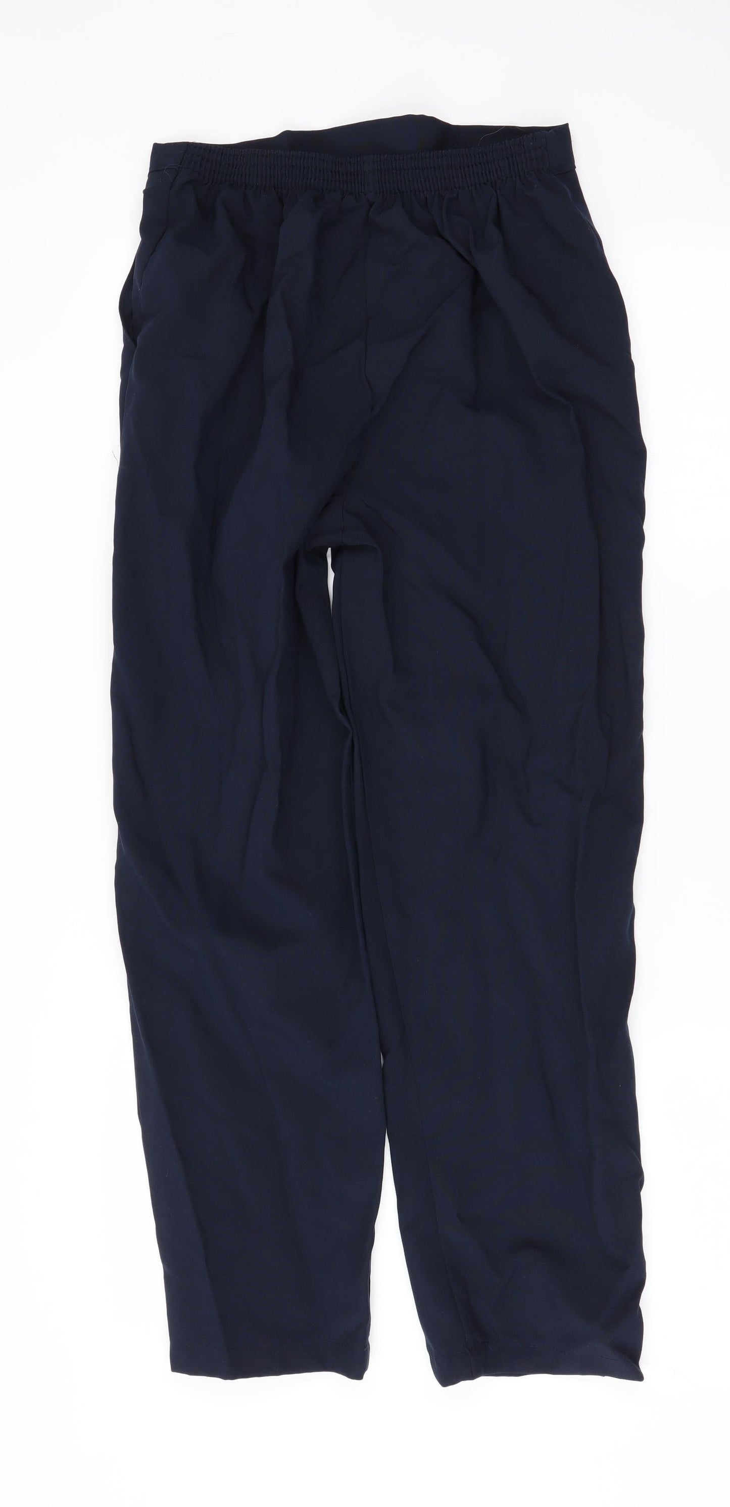 Womens UK Size 12 Preworn Regular Fit  Blue Trousers