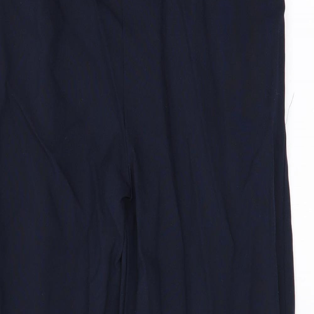 Womens UK Size 12 Preworn Regular Fit  Blue Trousers