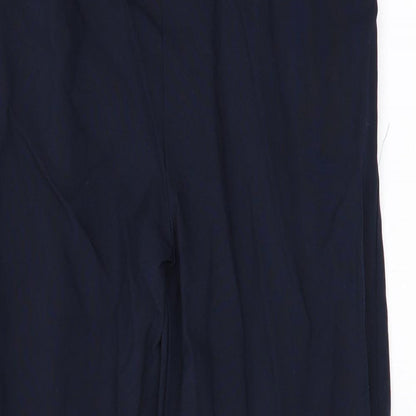 Womens UK Size 12 Preworn Regular Fit  Blue Trousers