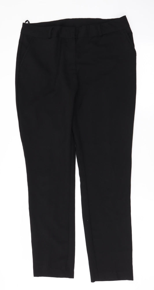 New Look Womens Black   Trousers  Size 14 L30 in