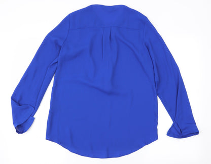Dorothy Perkins Womens Blue   Basic Blouse Size 8