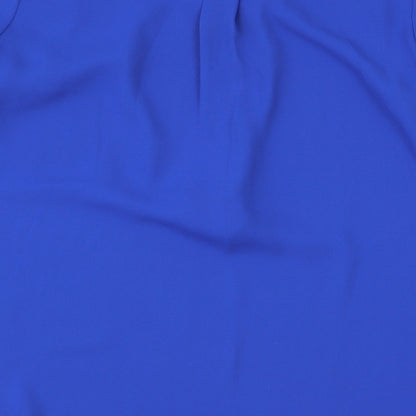 Dorothy Perkins Womens Blue   Basic Blouse Size 8