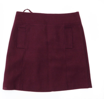 Papaya Womens Purple   Mini Skirt Size 8