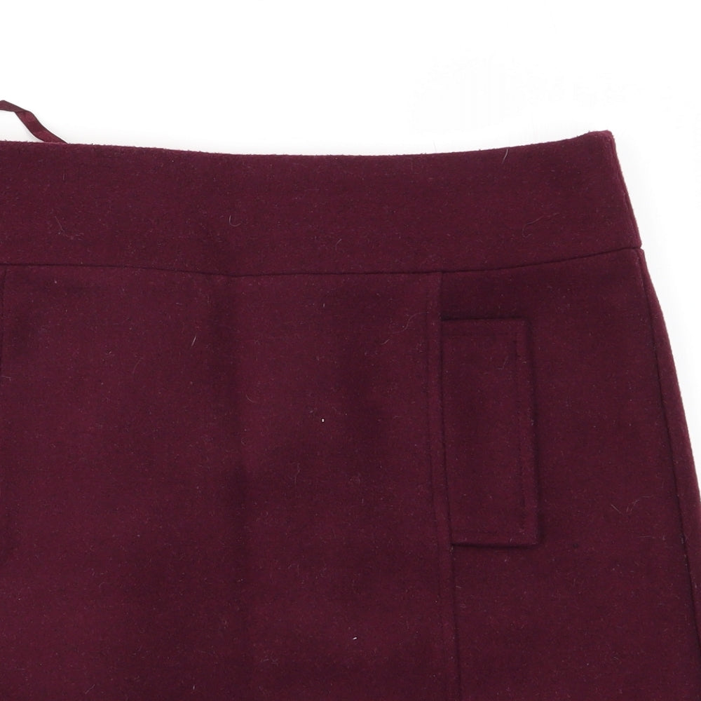 Papaya Womens Purple   Mini Skirt Size 8