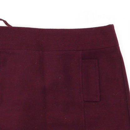 Papaya Womens Purple   Mini Skirt Size 8