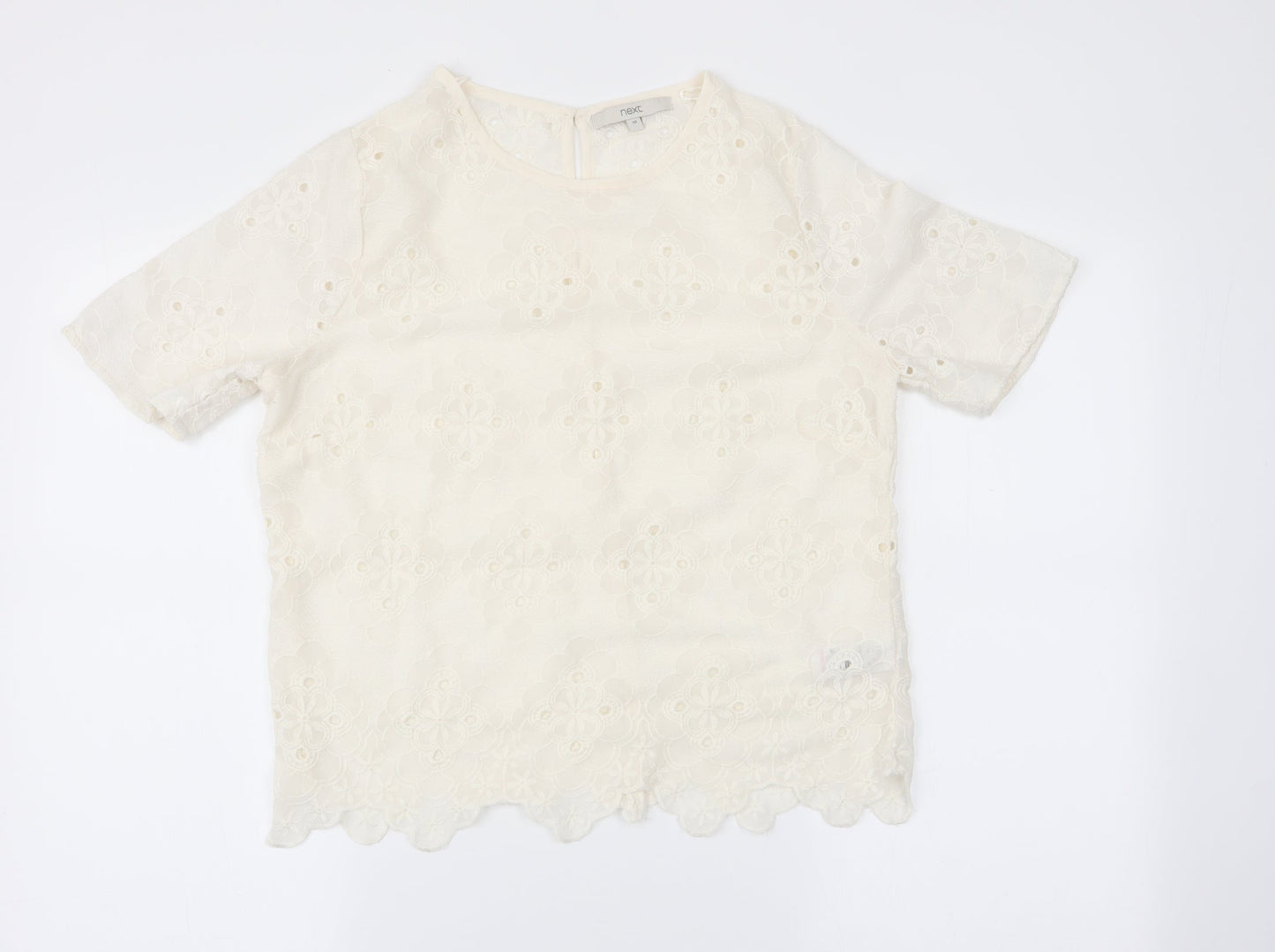 NEXT Womens White   Basic Blouse Size 10