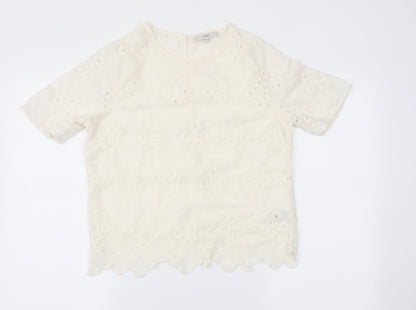 NEXT Womens White   Basic Blouse Size 10