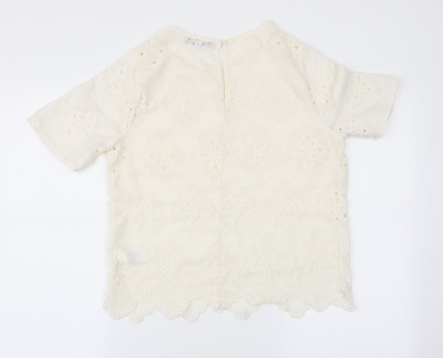 NEXT Womens White   Basic Blouse Size 10