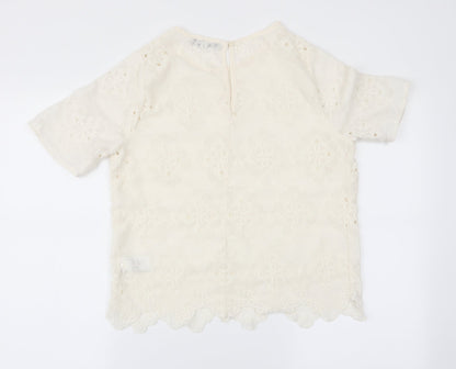 NEXT Womens White   Basic Blouse Size 10