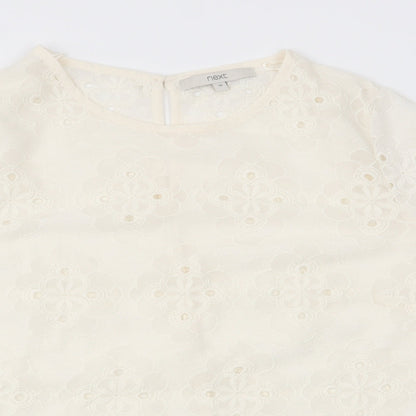 NEXT Womens White   Basic Blouse Size 10