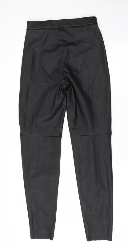Womens UK Size S VERO MODA Regular Fit  Black Trousers