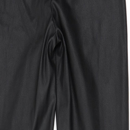 Womens UK Size S VERO MODA Regular Fit  Black Trousers