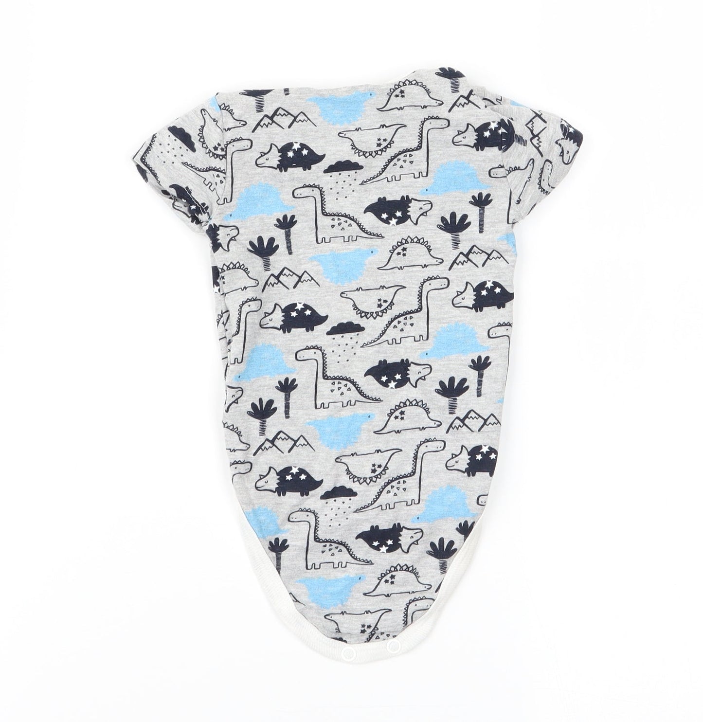 pep&CO Baby Grey   Babygrow One-Piece Size 0-3 Months