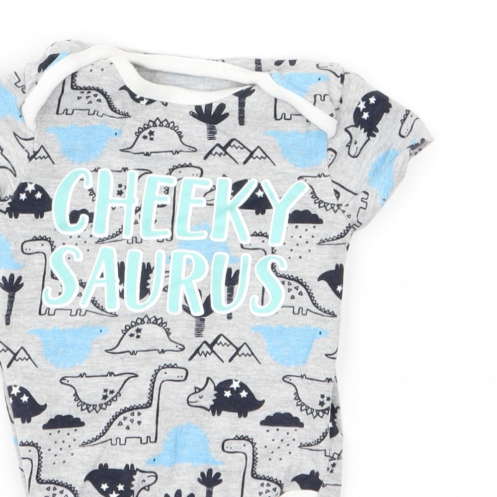 pep&CO Baby Grey   Babygrow One-Piece Size 0-3 Months