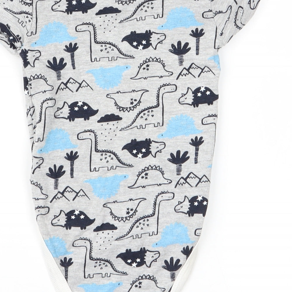 pep&CO Baby Grey   Babygrow One-Piece Size 0-3 Months