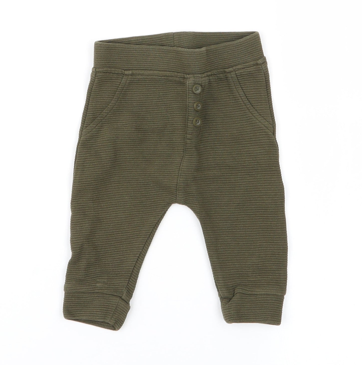 George Baby Green   Jogger Trousers Size 0-3 Months