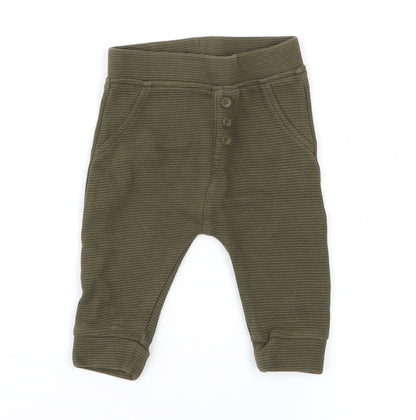 George Baby Green   Jogger Trousers Size 0-3 Months
