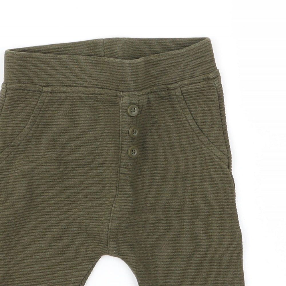 George Baby Green   Jogger Trousers Size 0-3 Months