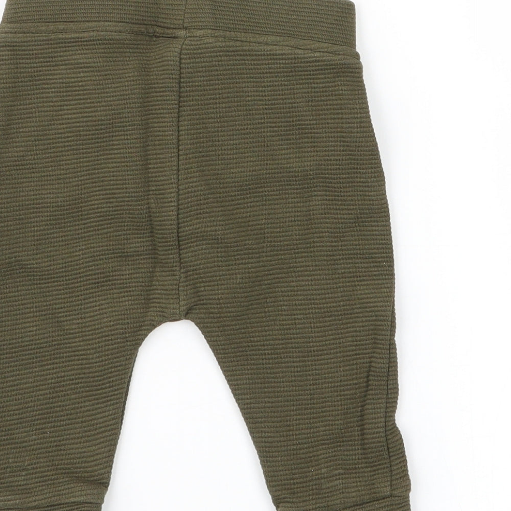George Baby Green   Jogger Trousers Size 0-3 Months