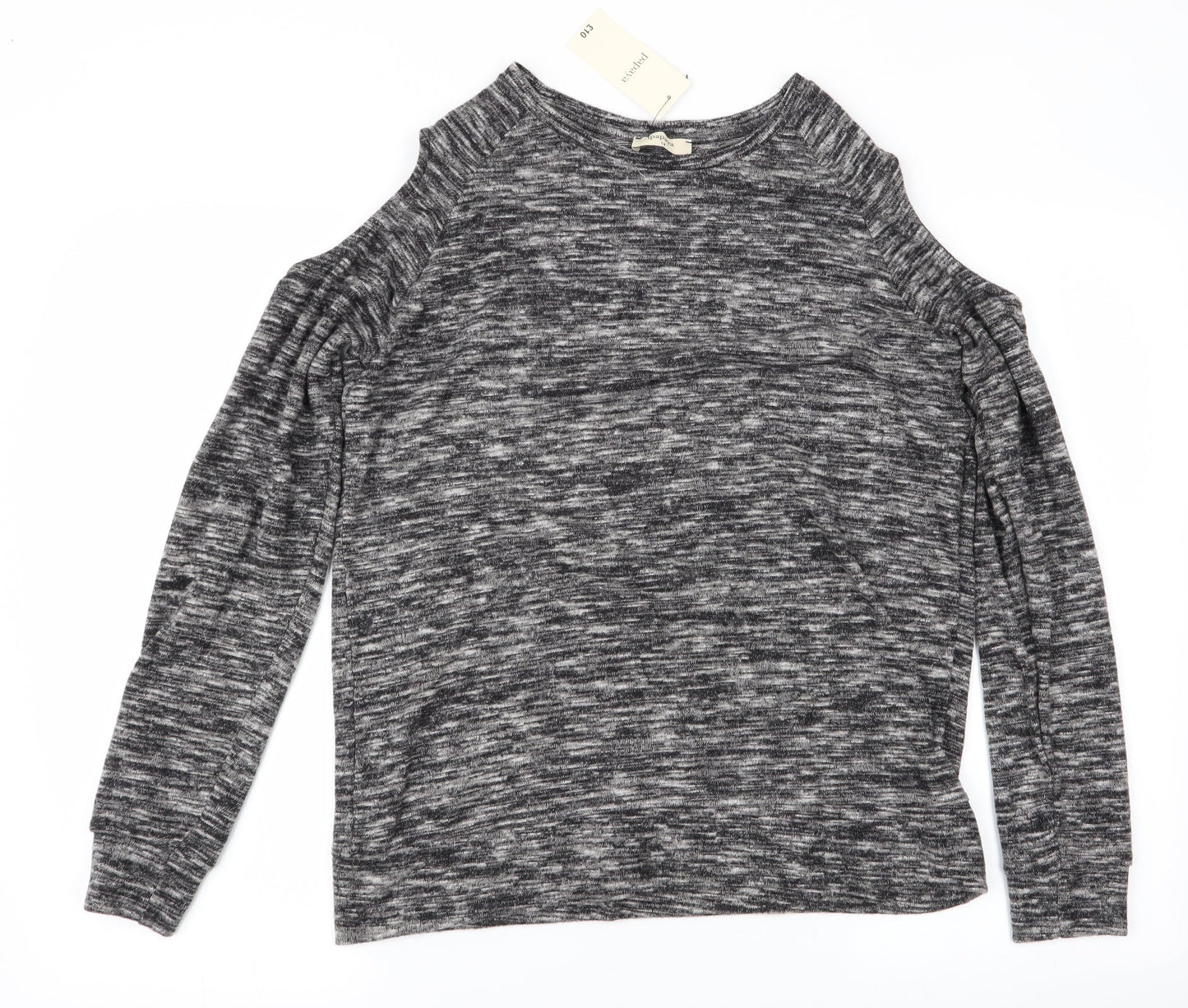 Womens UK Size 14 Papaya Grey Pullover Jumper