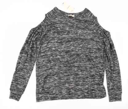Womens UK Size 14 Papaya Grey Pullover Jumper
