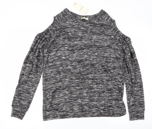 Womens UK Size 14 Papaya Grey Pullover Jumper