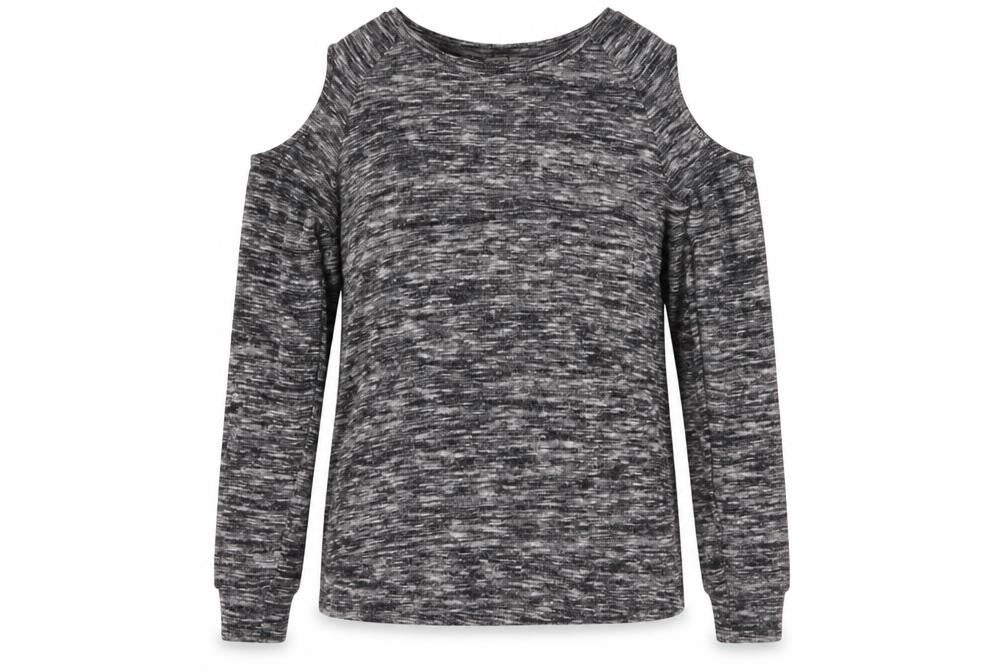 Womens UK Size 14 Papaya Grey Pullover Jumper