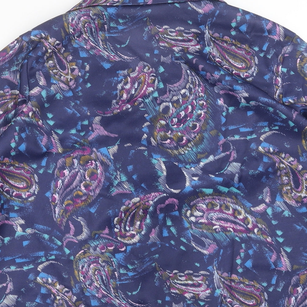 sartor Womens Blue Paisley  Basic Blouse Size 20