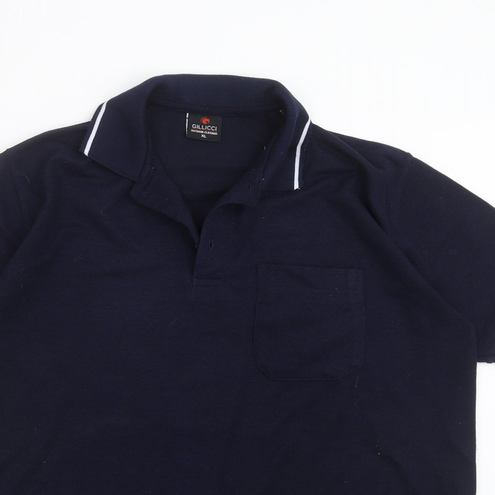 Gillicci Mens Blue    Polo Size XL