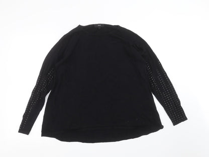 Womens UK Size 12 NEXT Black Pullover Jumper