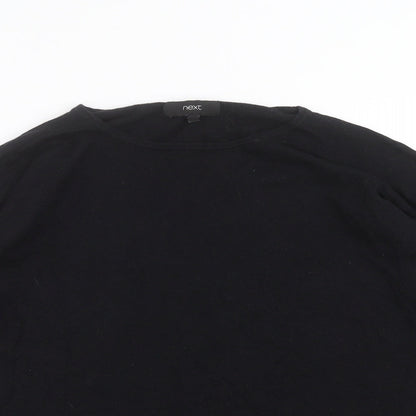 Womens UK Size 12 NEXT Black Pullover Jumper