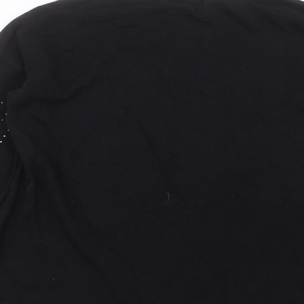 Womens UK Size 12 NEXT Black Pullover Jumper