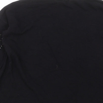 Womens UK Size 12 NEXT Black Pullover Jumper