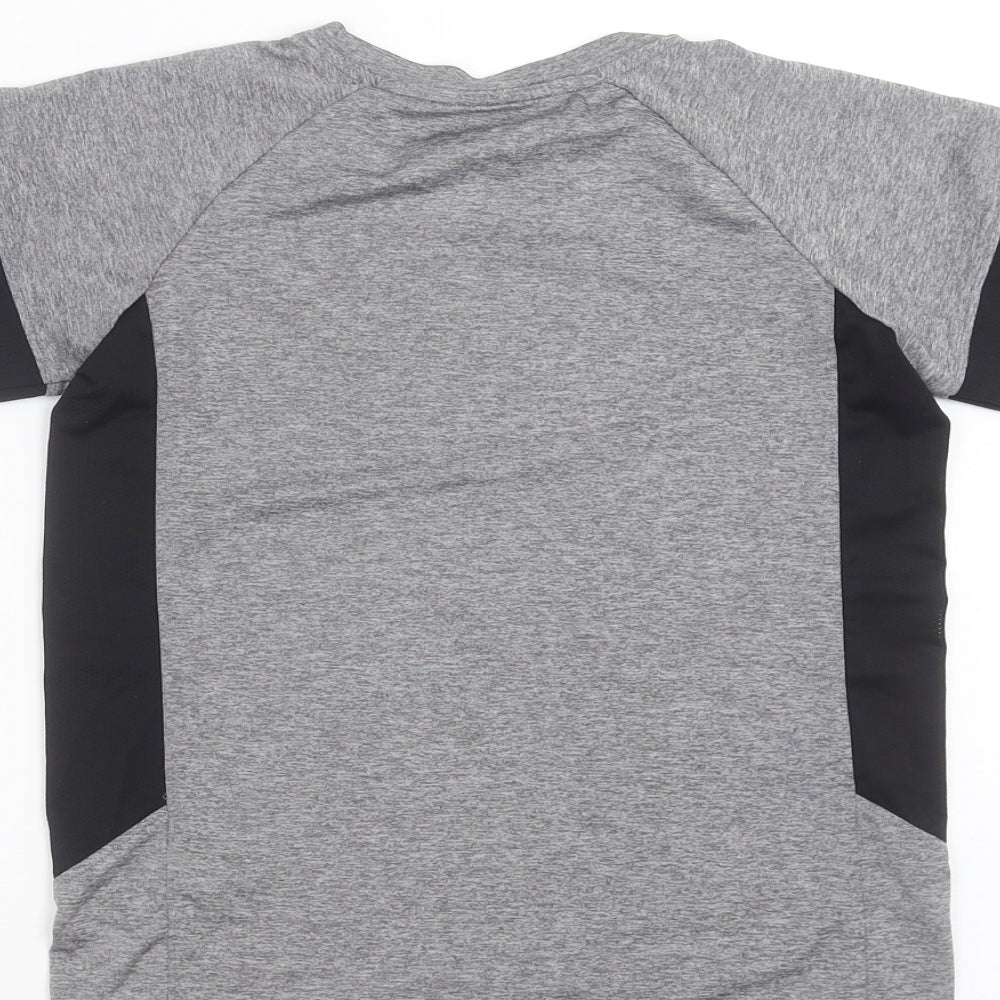 SOULUXE Girls Grey   Basic T-Shirt Size 8-9 Years  - sports top