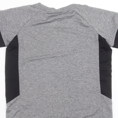 SOULUXE Girls Grey   Basic T-Shirt Size 8-9 Years  - sports top