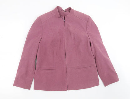 Womens UK Size 14 ISLE Purple Jacket