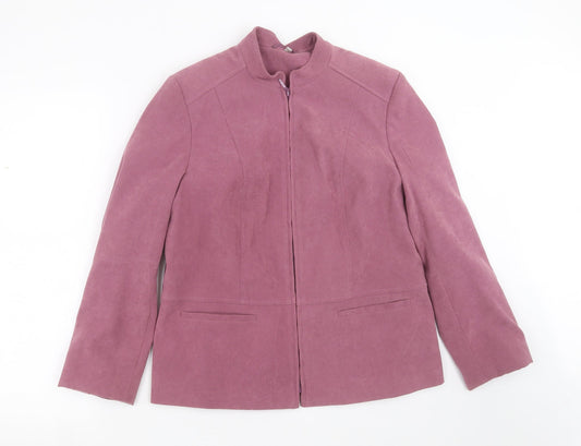 Womens UK Size 14 ISLE Purple Jacket