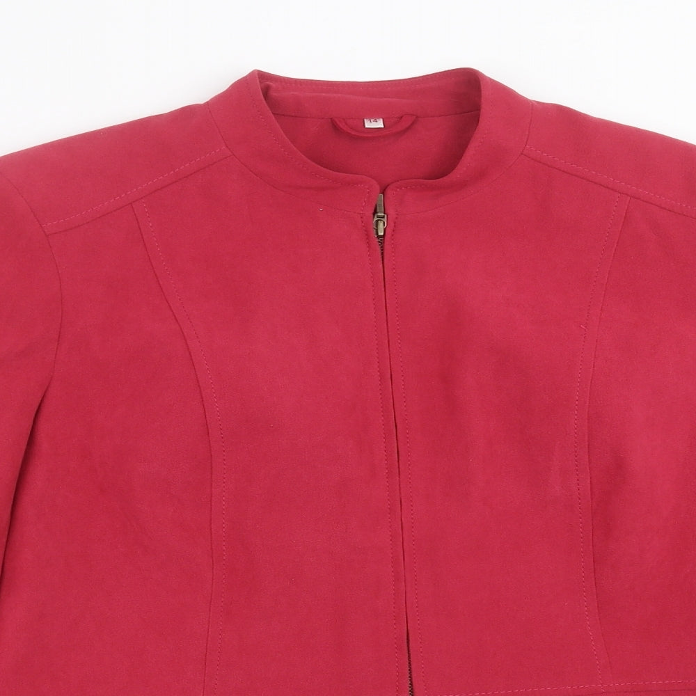 Womens UK Size 14 EWM Pink Jacket