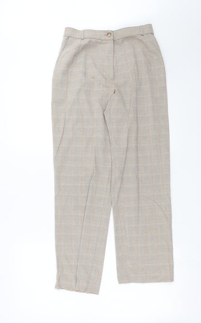 Womens UK Size 12 Marks and Spencer Regular Fit  Beige Trousers