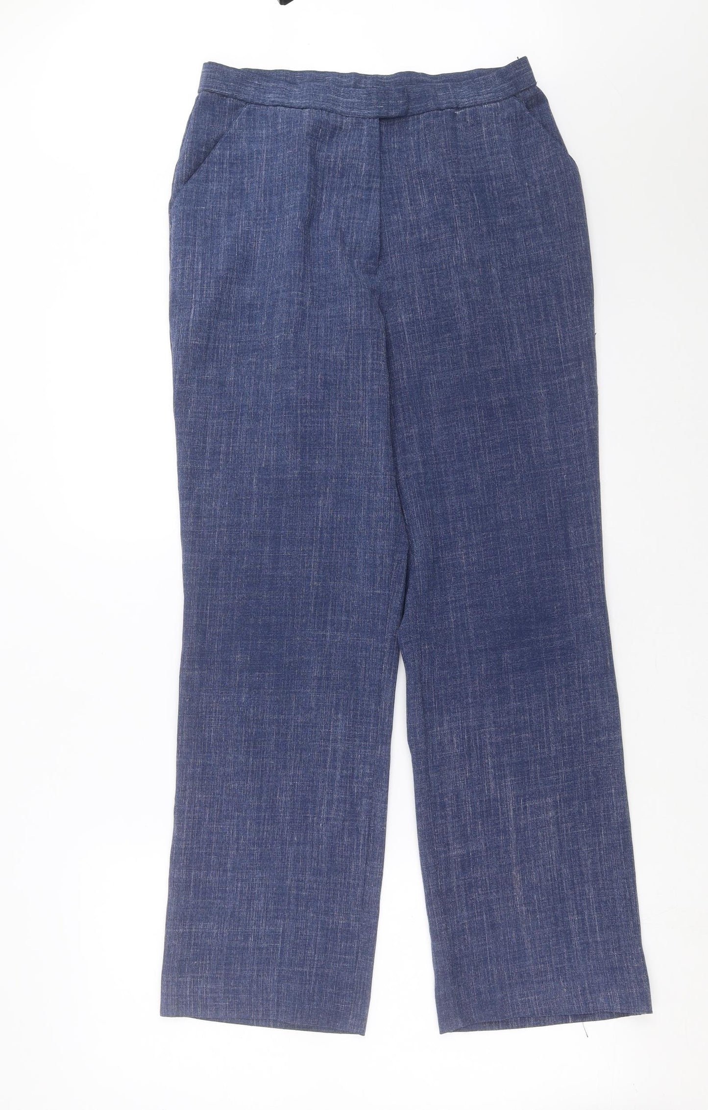 Womens UK Size 30 in Preworn Regular Fit  Blue Trousers