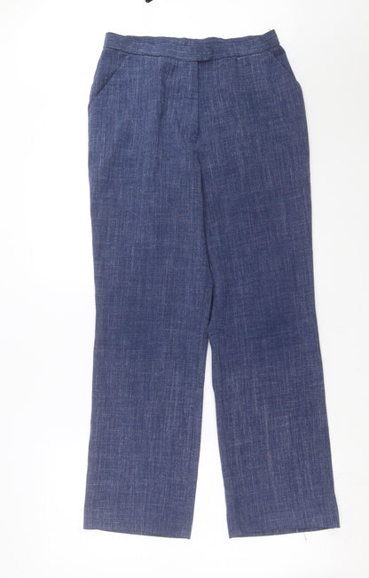 Womens UK Size 30 in Preworn Regular Fit  Blue Trousers