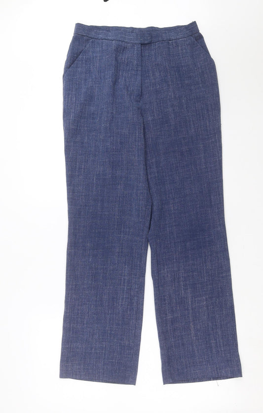 Womens UK Size 30 in Preworn Regular Fit  Blue Trousers