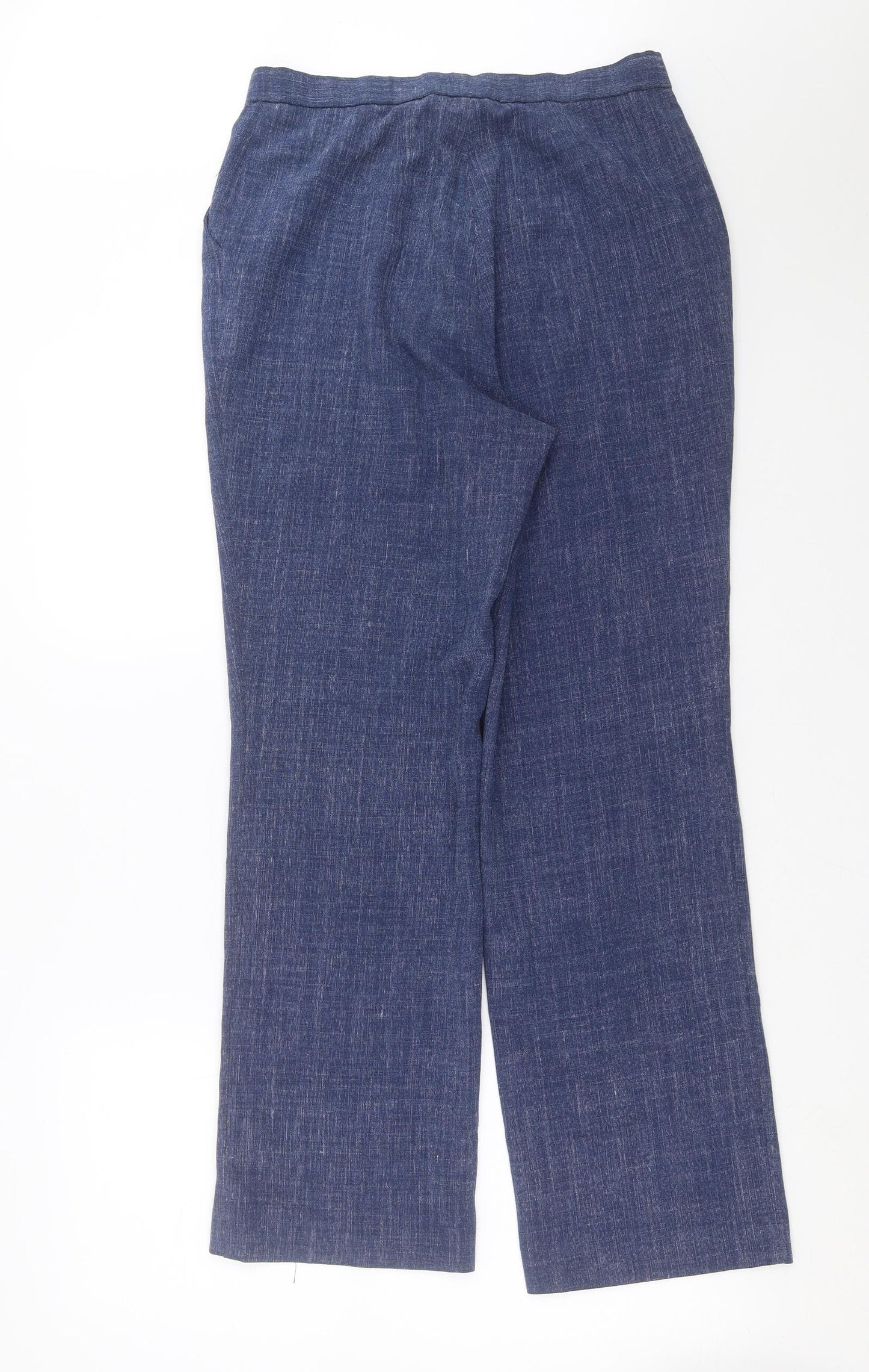Womens UK Size 30 in Preworn Regular Fit  Blue Trousers