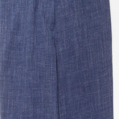 Womens UK Size 30 in Preworn Regular Fit  Blue Trousers