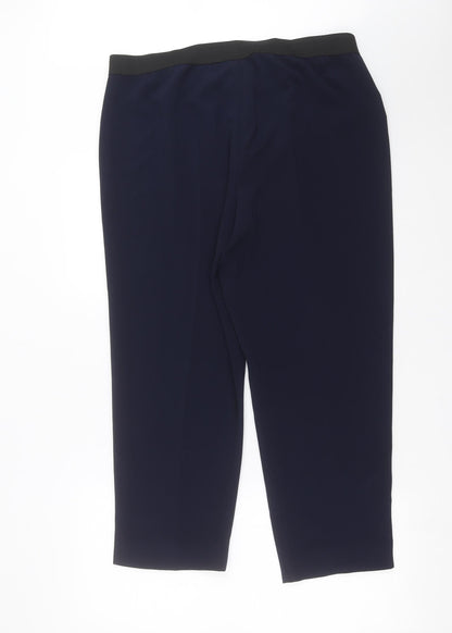 Domina Womens Blue   Trousers  Size 16 L27 in